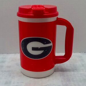 Vintage Georgia Bulldogs Travel Mug Bold Red Tailgate Essential